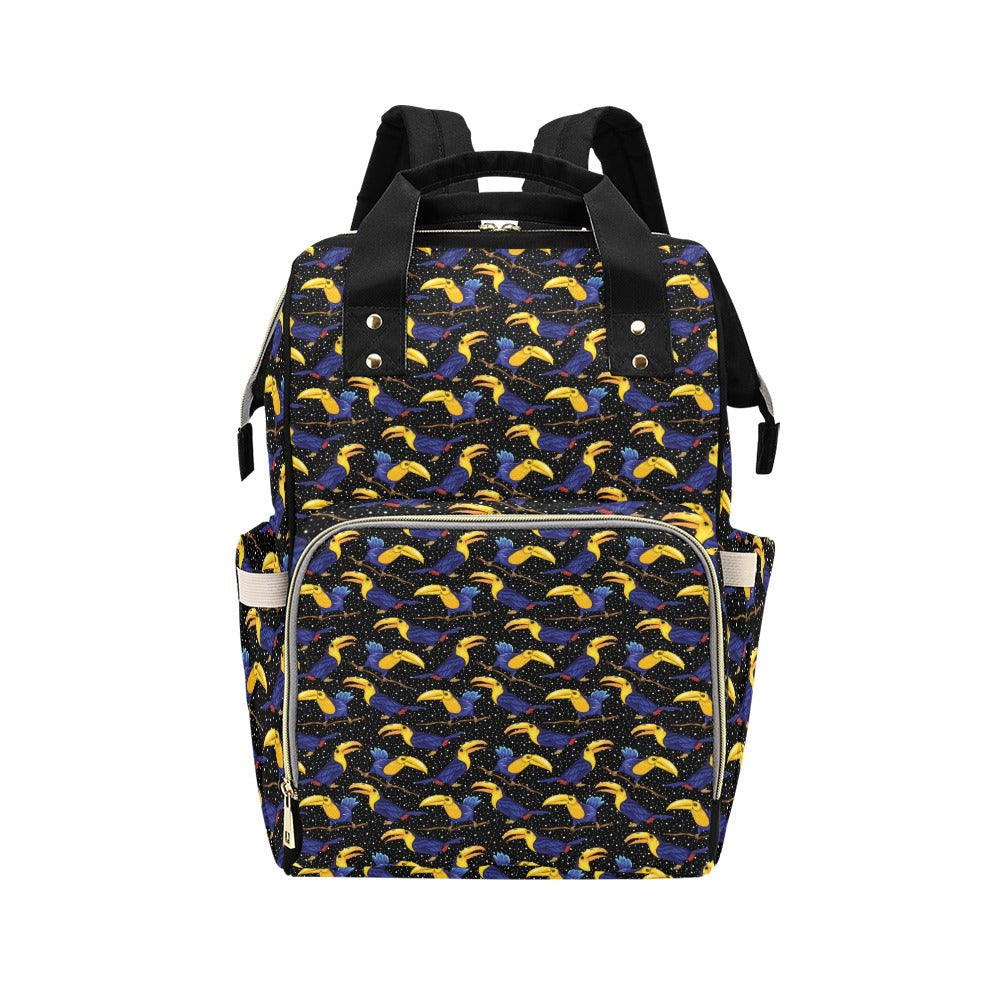 Toucan Print Design LKS307 Diaper Bag Backpack