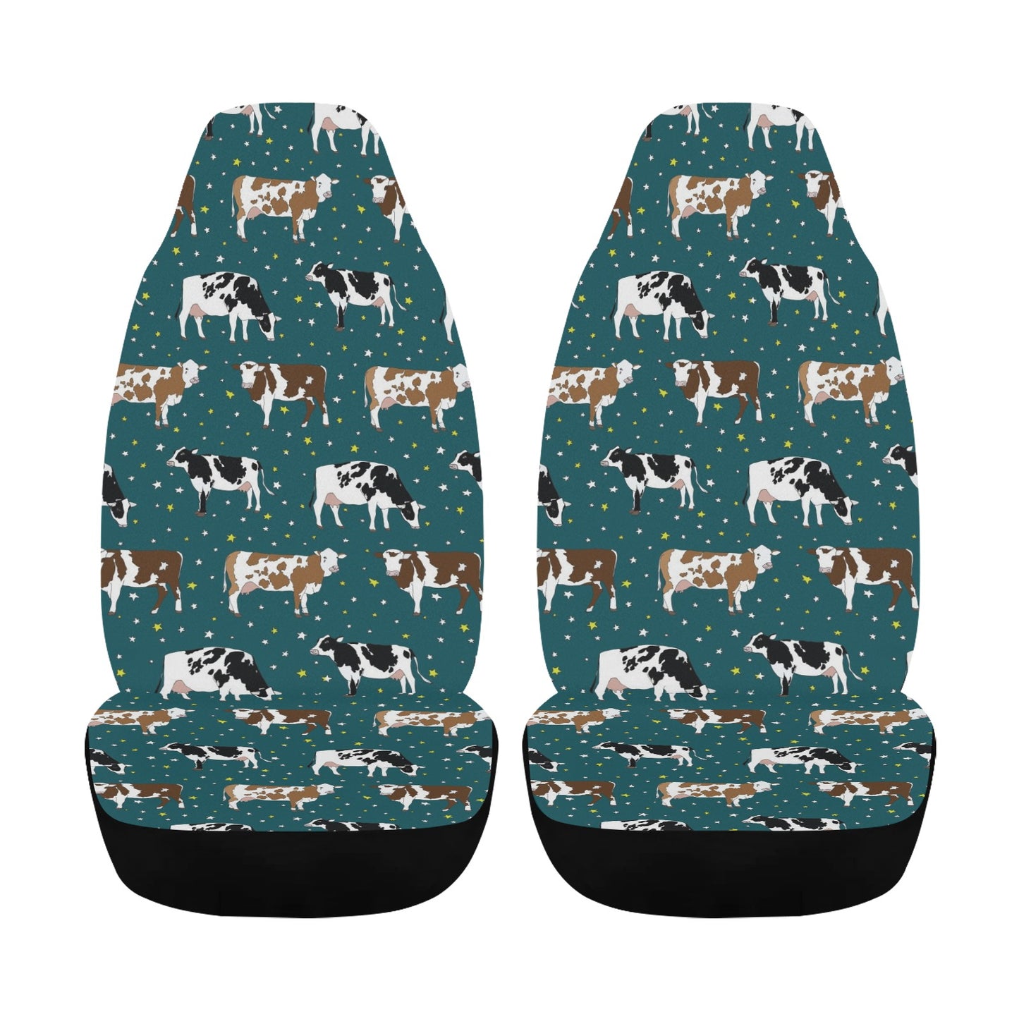 Cattle Print Design LKS404 Car Seat Covers