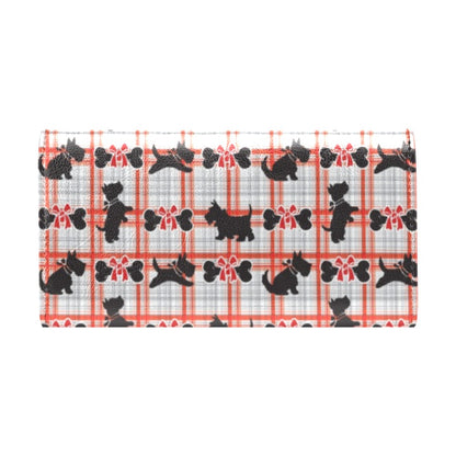 Scottish Terriers Print Design LKS3014 Women's Trifold Wallet
