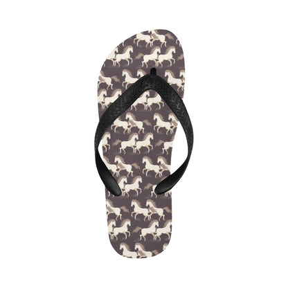 Horse Print Design LKS304 Flip Flops
