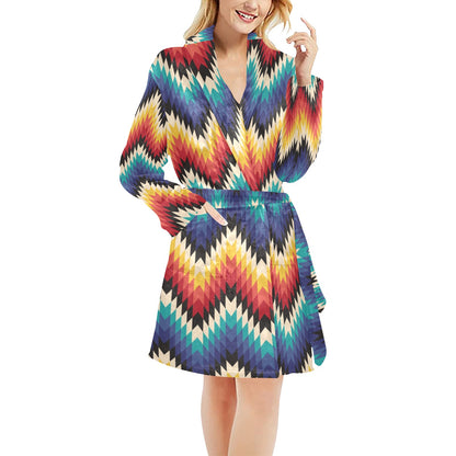 Tribal Aztec Women's Fleece Robe