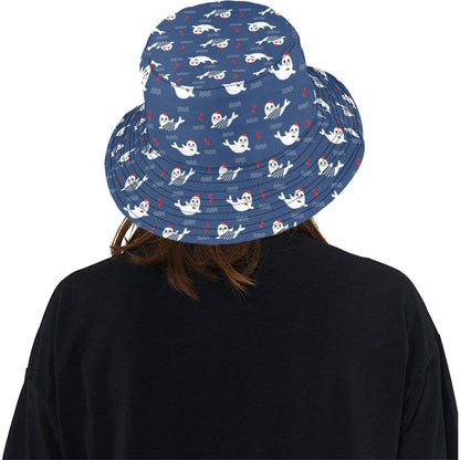 Sea Lion Print Design LKS403 Unisex Bucket Hat