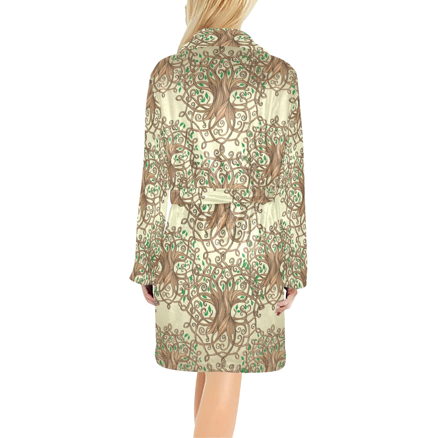 Celtic Tree of life Women's Fleece Robe