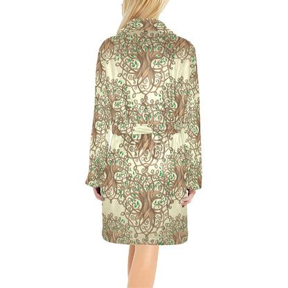 Celtic Tree of life Women's Fleece Robe