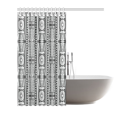 Polynesian Tattoo Design Shower Curtain