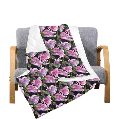 Magnolia Pattern Print Design MAG011 Premium Quilt