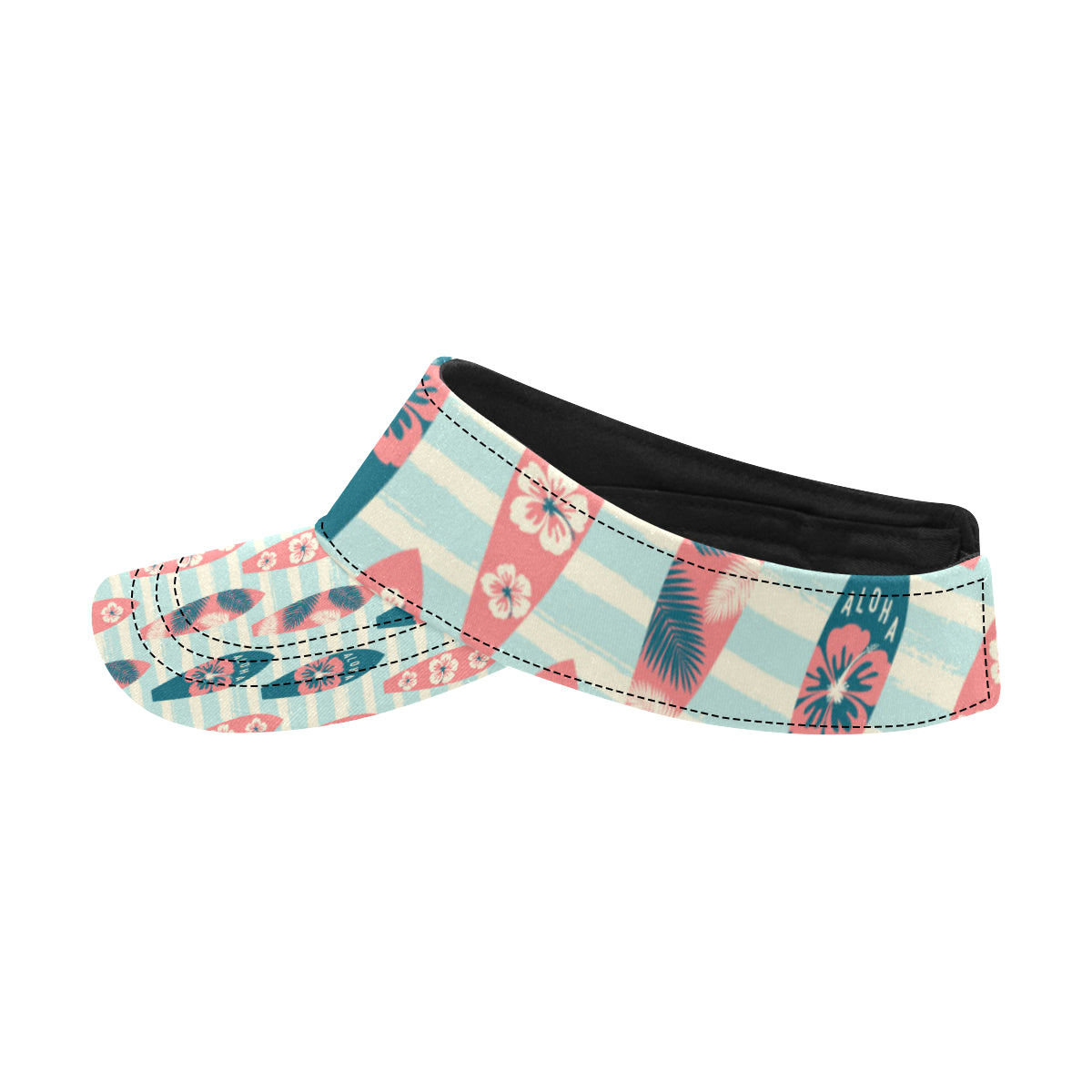 Aloha Hawaii Surfboard Pattern Print Design 02 Unisex Sun Visor