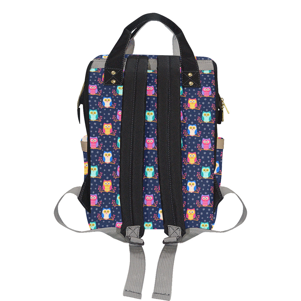 Owl Cute Themed Design Print Diaper Bag Backpack