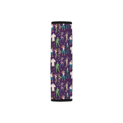 Creepy Zombie Print Design LKS302 Car Seat Belt Cover