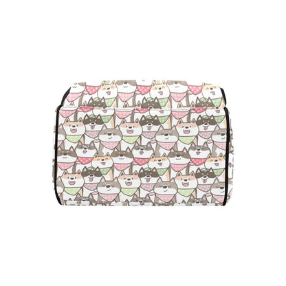Shiba Inu Print Design LKS305 Diaper Bag Backpack