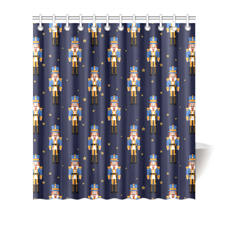 Nutcracker Pattern Print Design A04 Shower Curtain