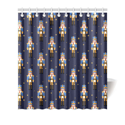 Nutcracker Pattern Print Design A04 Shower Curtain
