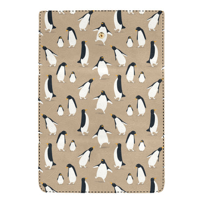 Penguin Pattern Print Design A01 Women's Trifold Wallet