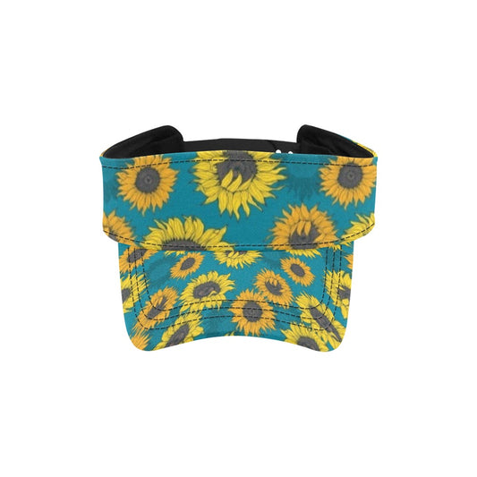 Sunflower Print Design LKS301 Unisex Sun Visor