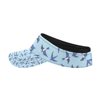 Swallow Bird Pattern Print Design 06 Unisex Sun Visor