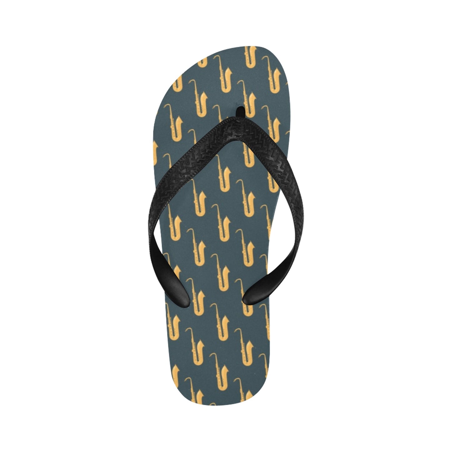 Saxophone Print Design LKS401 Flip Flops