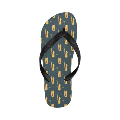 Saxophone Print Design LKS401 Flip Flops