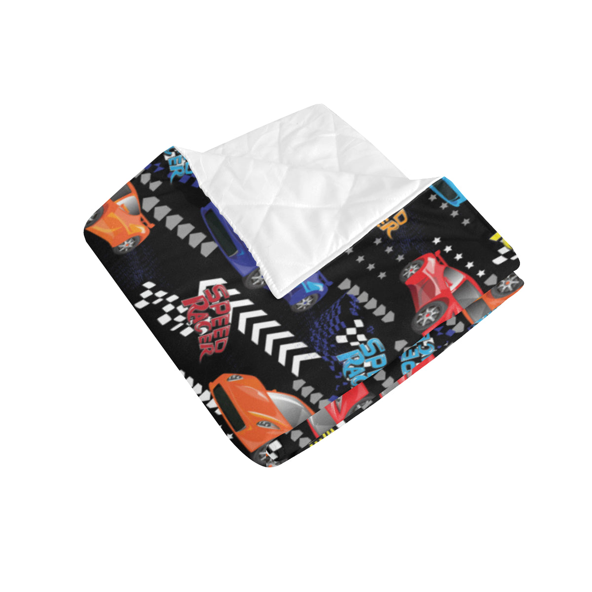 Racing Pattern Print Design A05 Premium Quilt