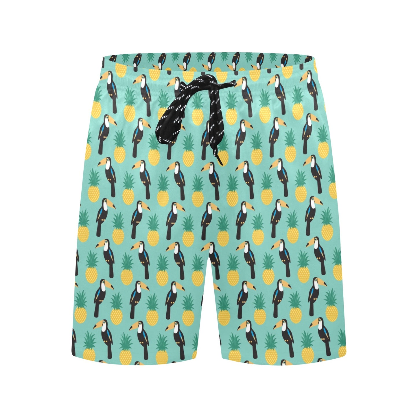 Toucan Print Design LKS301 Men's Swim Trunks Beach Shorts