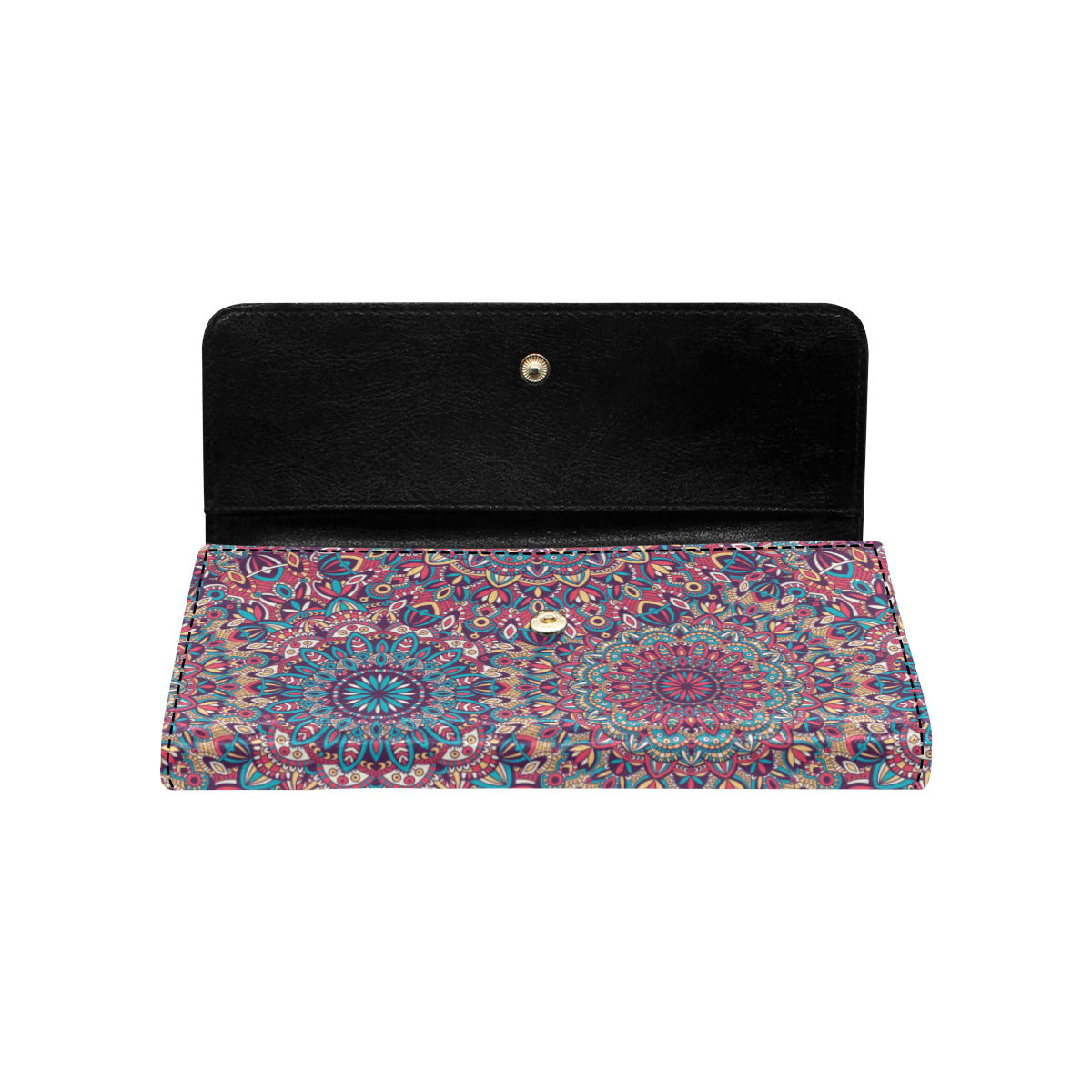 Boho Pattern Print Design 05 Women's Trifold Wallet