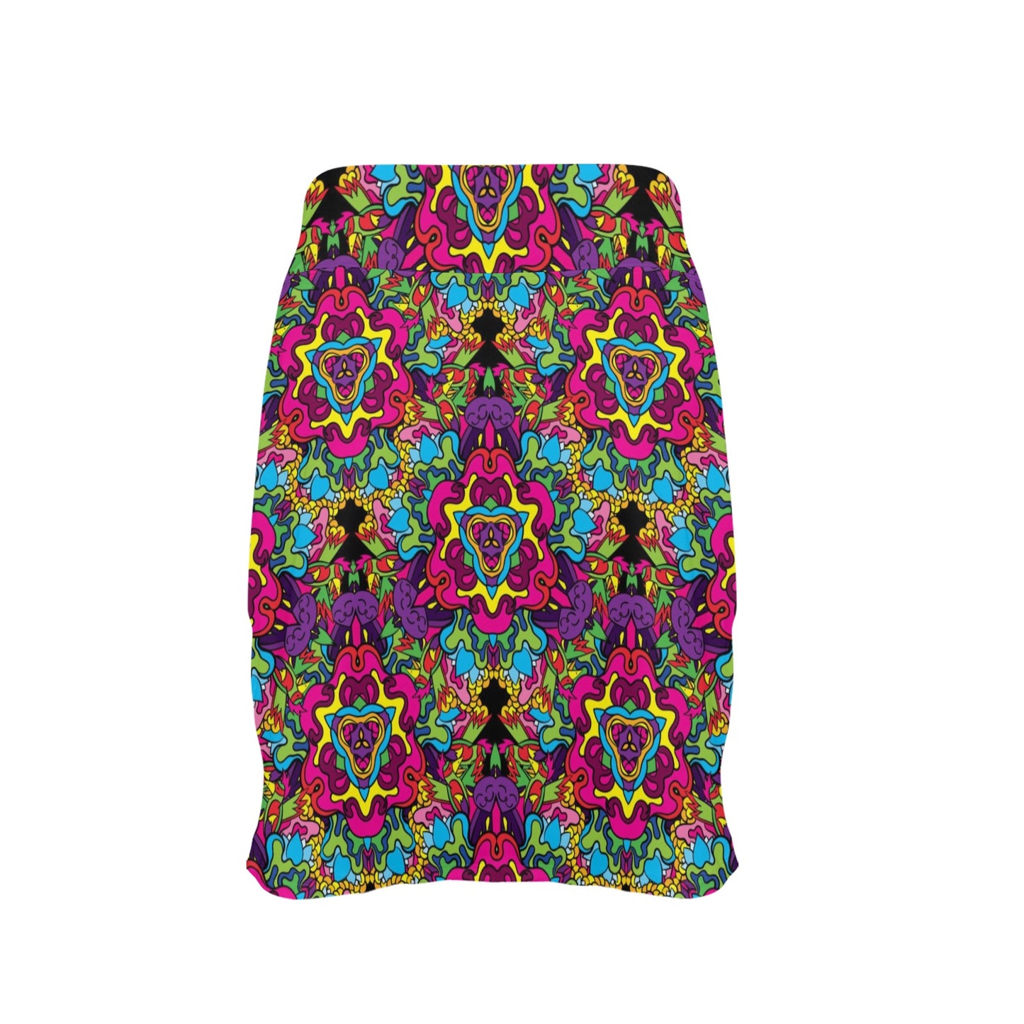 Trippy Print Design LKS303 17" Golf & Pickleball Skort with Pockets