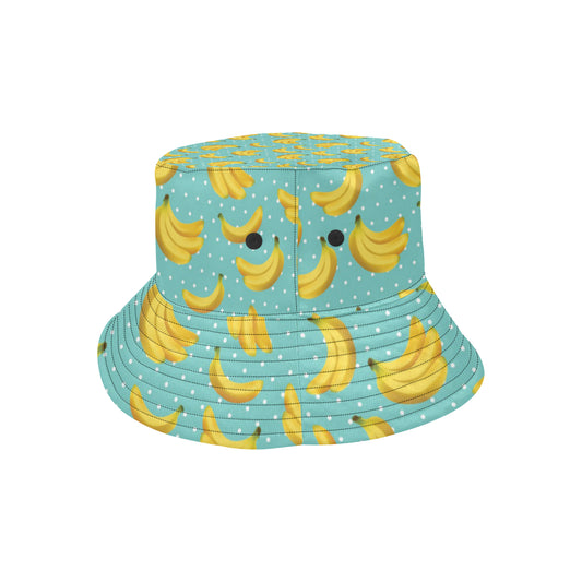 Banana Pattern Print Design BA02 Unisex Bucket Hat