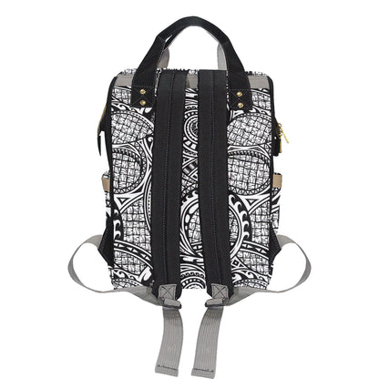 Polynesian Tribal Pattern Diaper Bag Backpack
