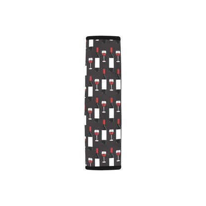 Wine Print Design LKS309 Car Seat Belt Cover