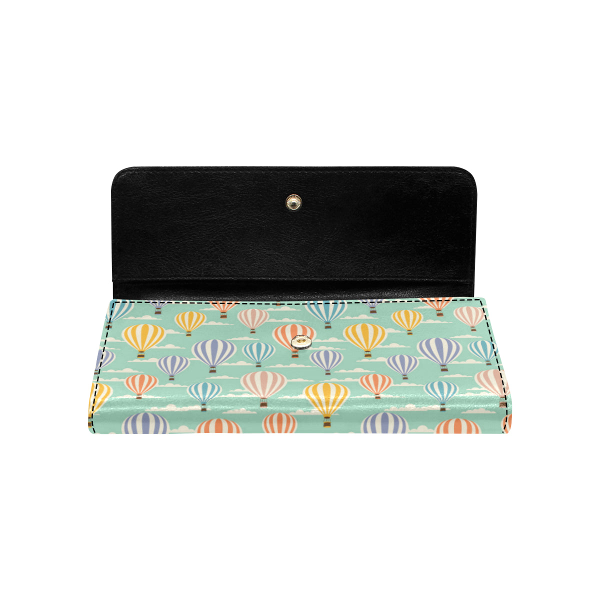 Ballon Pattern Print Design 01 Women's Trifold Wallet