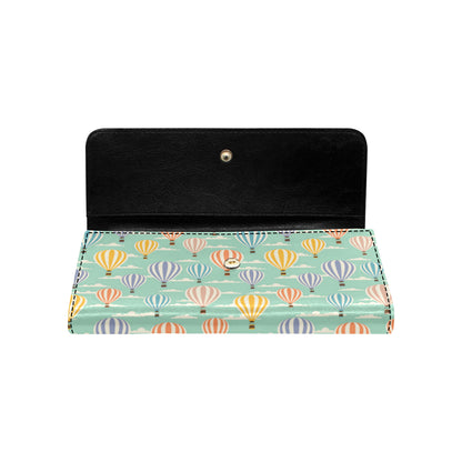 Ballon Pattern Print Design 01 Women's Trifold Wallet