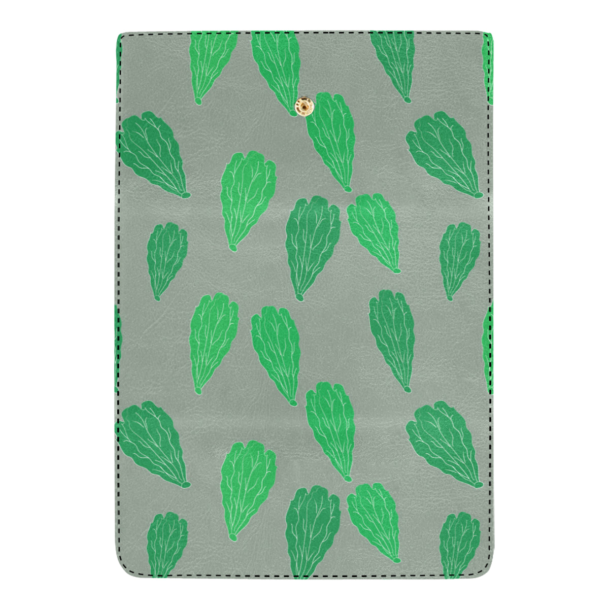 Lettuce Pattern Print Design 02 Women's Trifold Wallet