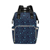 Spider Web Blue Print Design LKS304 Diaper Bag Backpack