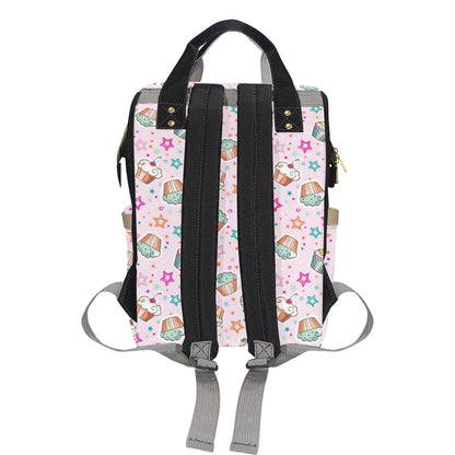 Cupcake Pattern Print Design CP03 Diaper Bag Backpack