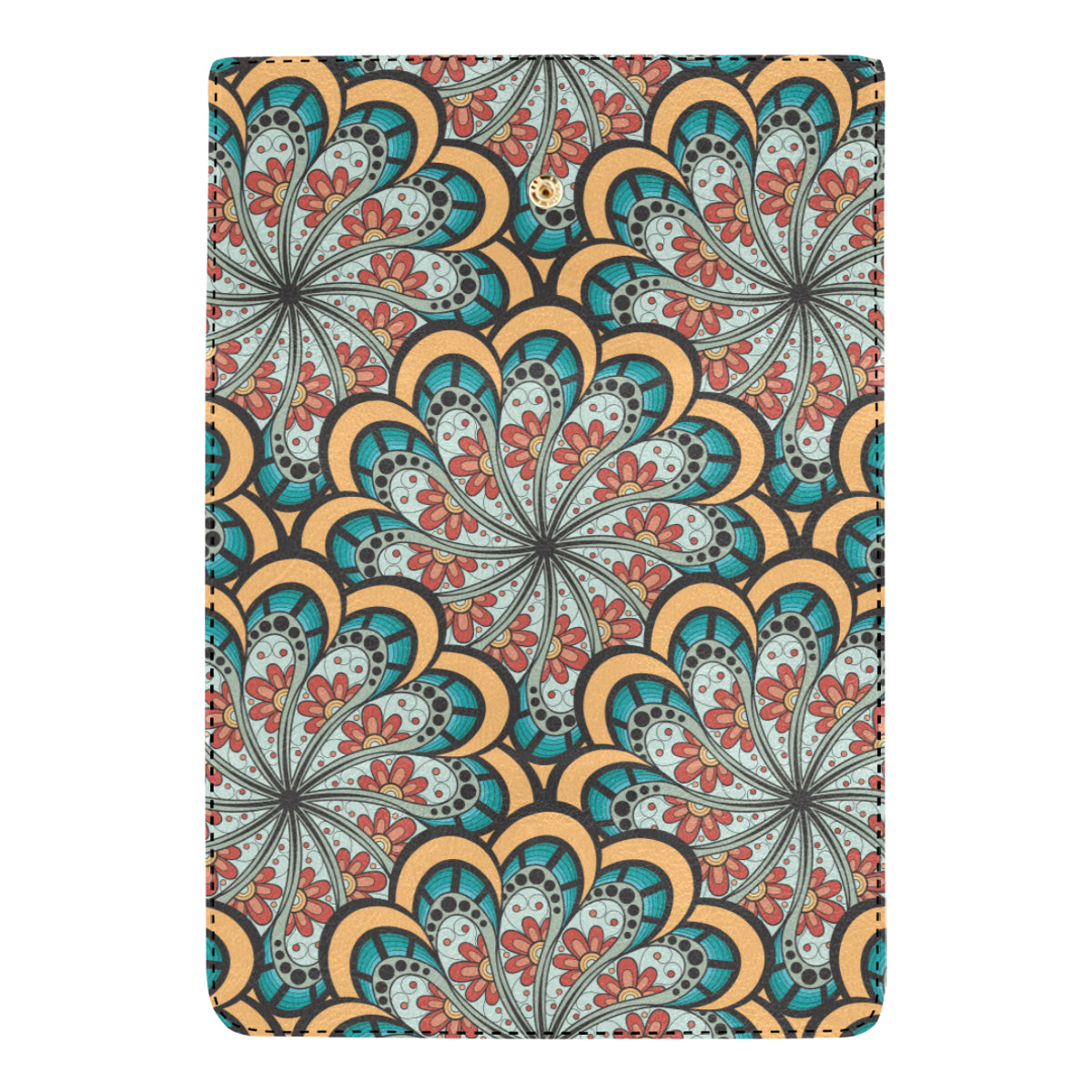 Mandala Pattern Print Design 01 Women's Trifold Wallet