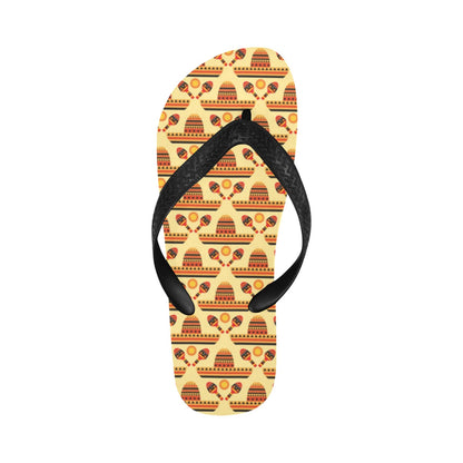 Maracas Print Design LKS403 Flip Flops