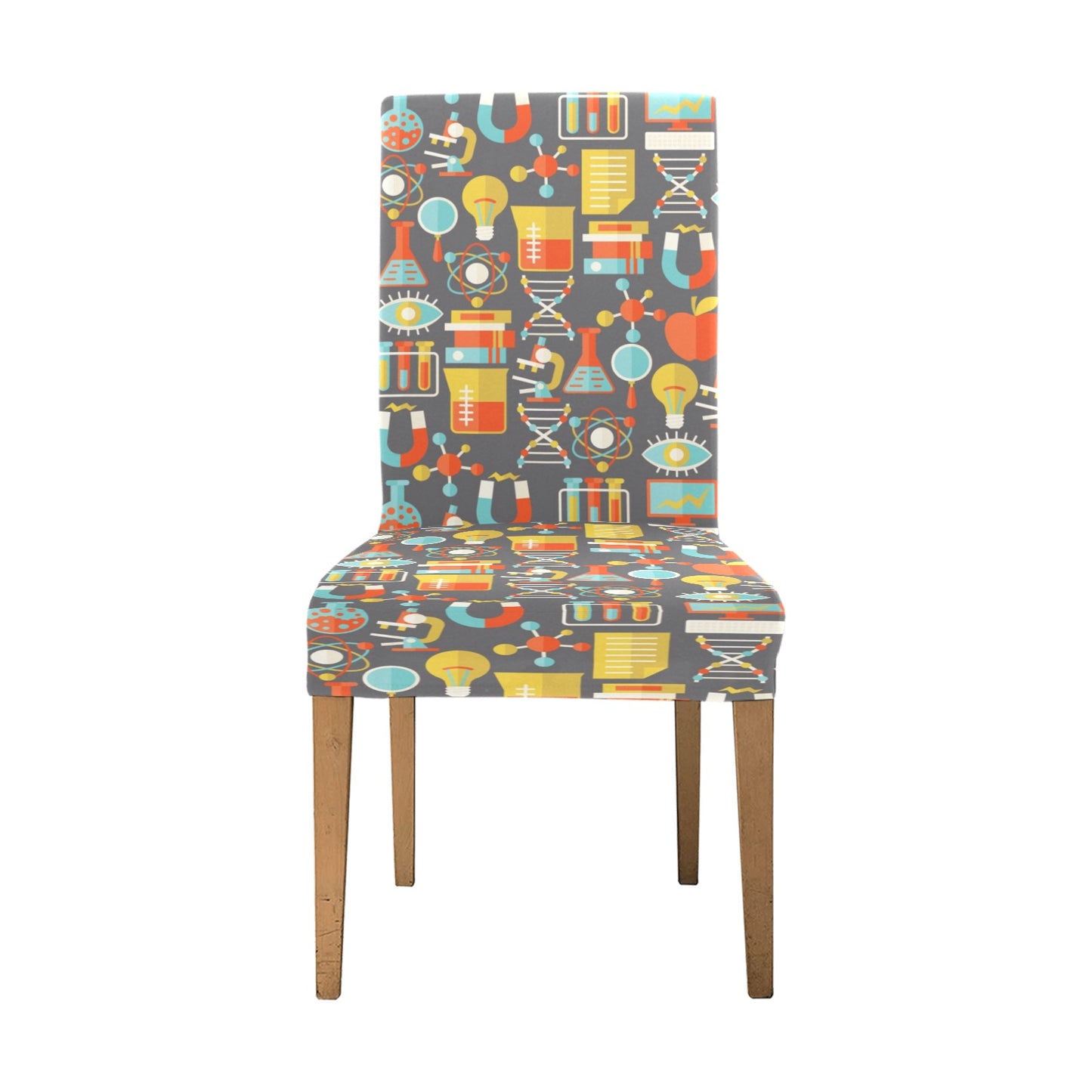 Science Print Design LKS302 Dining Chair Slipcover