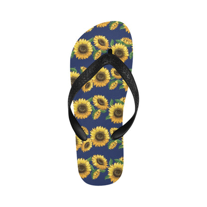 Sunflower Print Design LKS307 Flip Flops