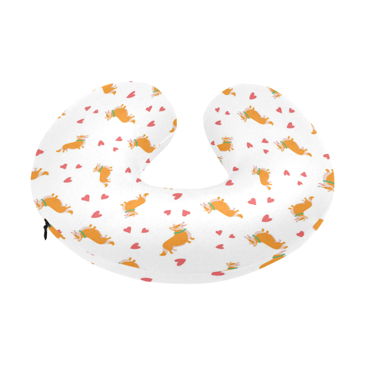 Cardigan Welsh Corgis Pattern Print Design 04 U-Shaped Travel Neck Pillow