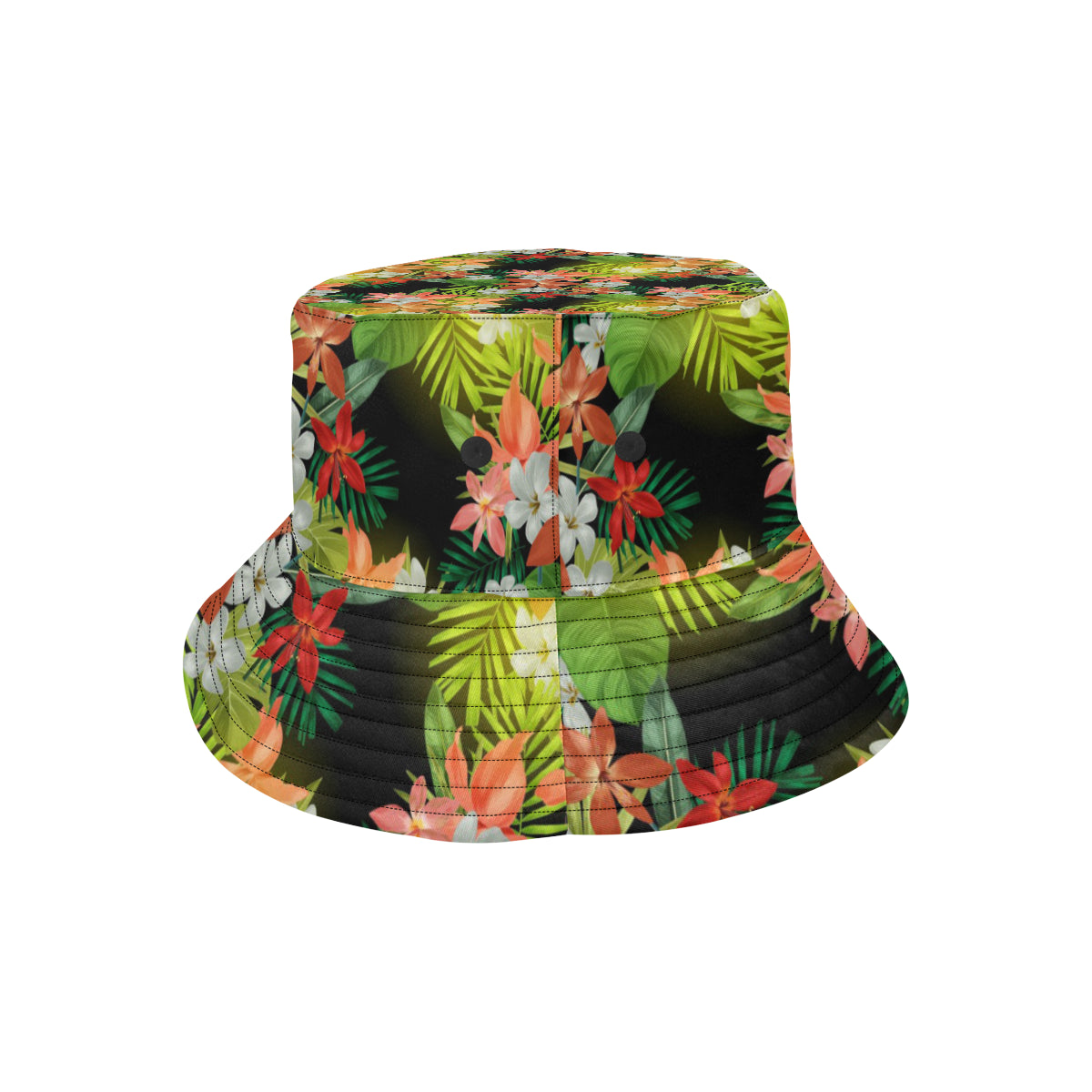 Amaryllis Pattern Print Design AL07 Unisex Bucket Hat