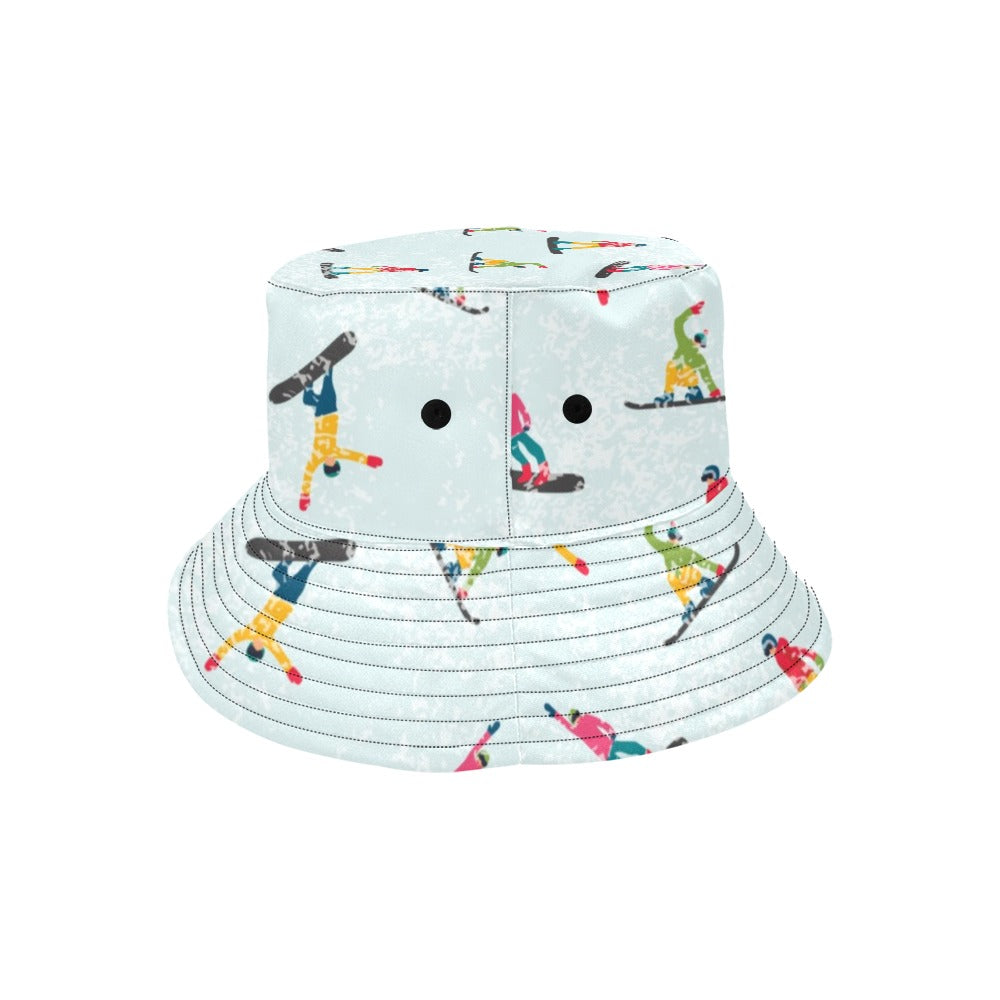 Snowboard Print Design LKS304 Unisex Bucket Hat