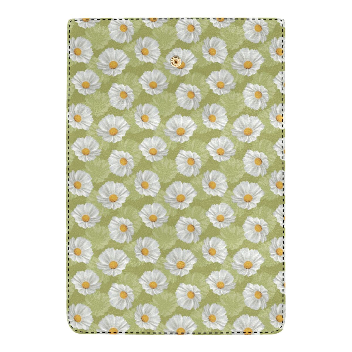 Daisy Pattern Print Design DS06 Women's Trifold Wallet