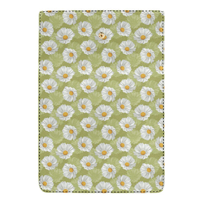 Daisy Pattern Print Design DS06 Women's Trifold Wallet