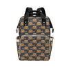 Honey Bee Print Design LKS305 Diaper Bag Backpack