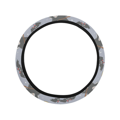 Witch Print Design LKS307 Steering Wheel Cover with Elastic Edge