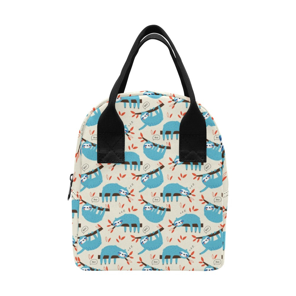 Sloth Print Design LKS3011 Insulated Lunch Bag