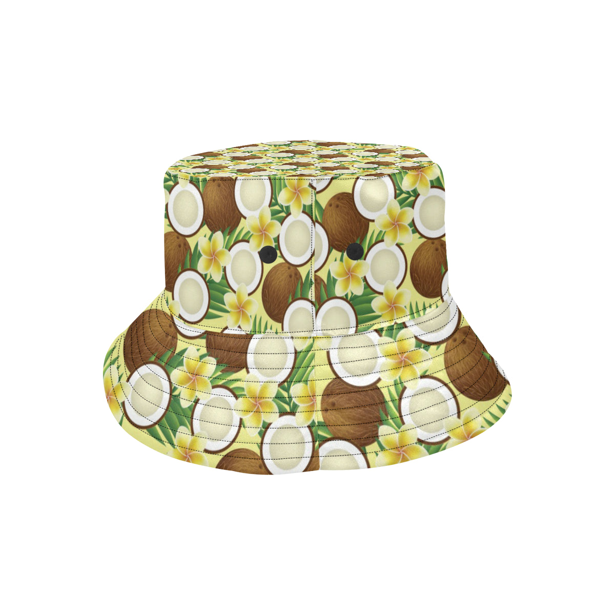 Coconut Pattern Print Design CN02 Unisex Bucket Hat