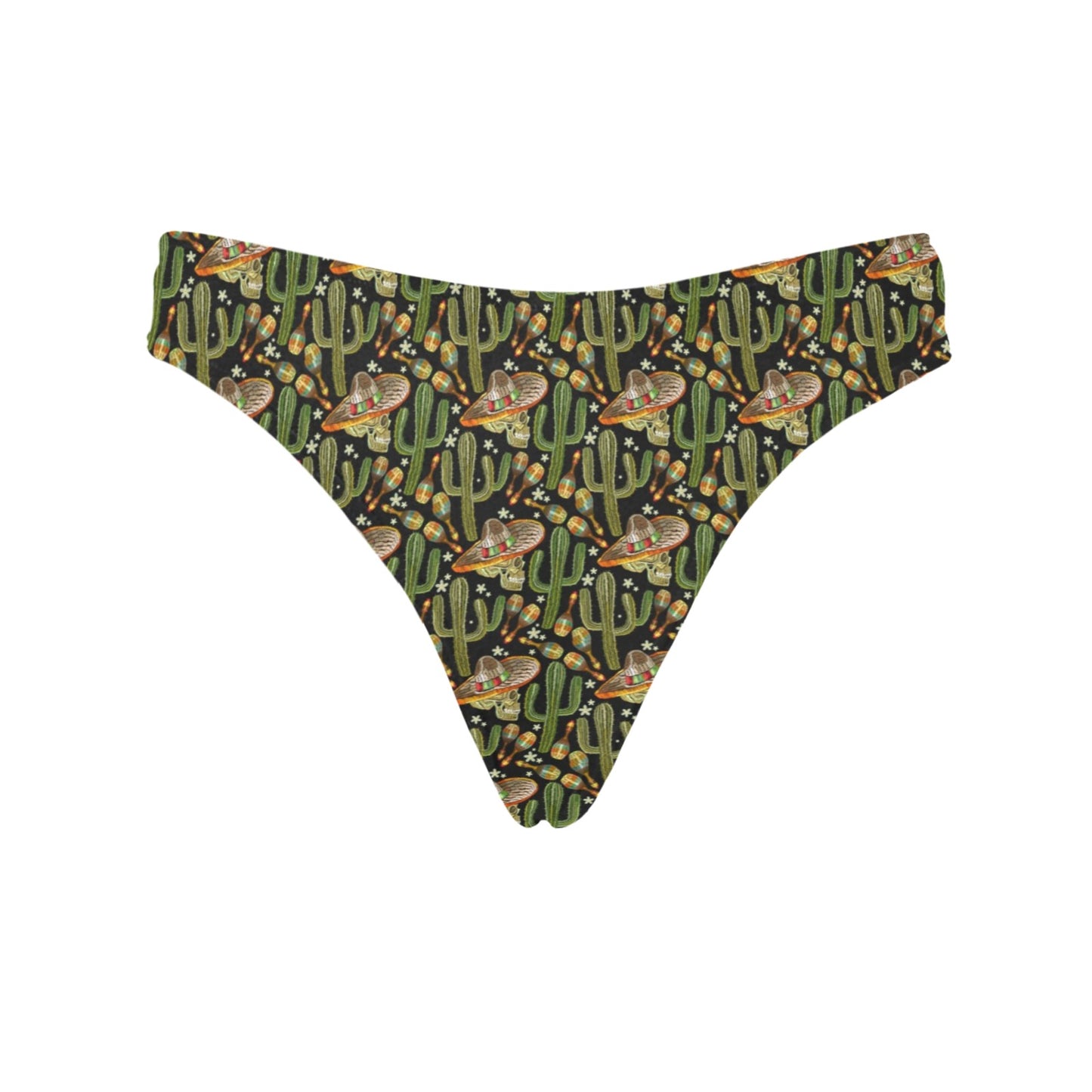 Western Style Print Women's Thongs
