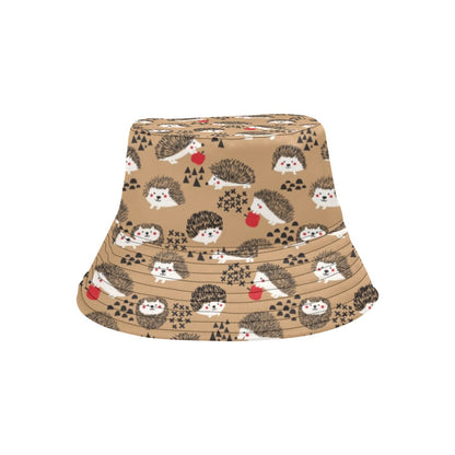Hedgehog Print Design LKS403 Unisex Bucket Hat