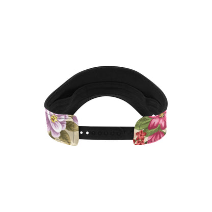 Summer Floral Pattern Print Design SF08 Unisex Sun Visor