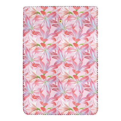 Amaryllis Pattern Print Design 02 Women's Trifold Wallet
